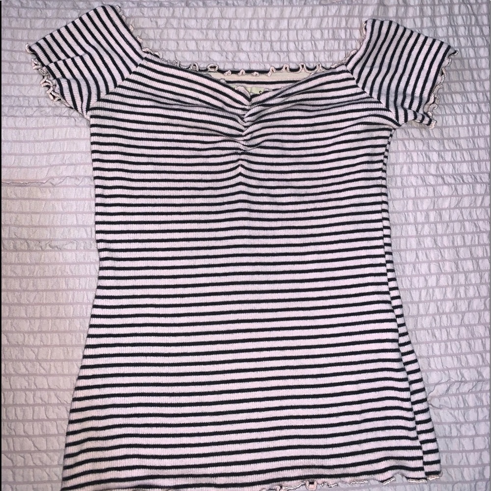 Light Pink Hollister Off the shoulder top